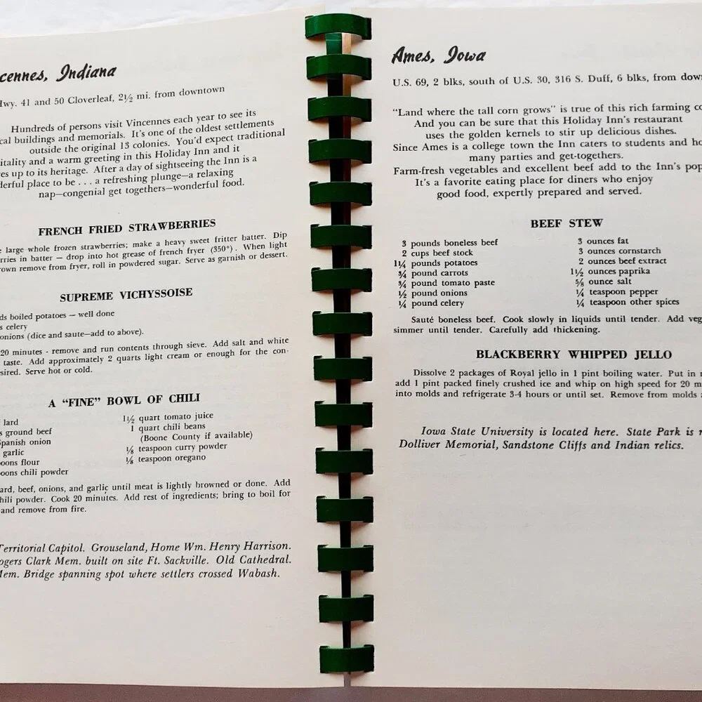 Vintage 60s Cookbook Cooking The Holiday Inn Way
